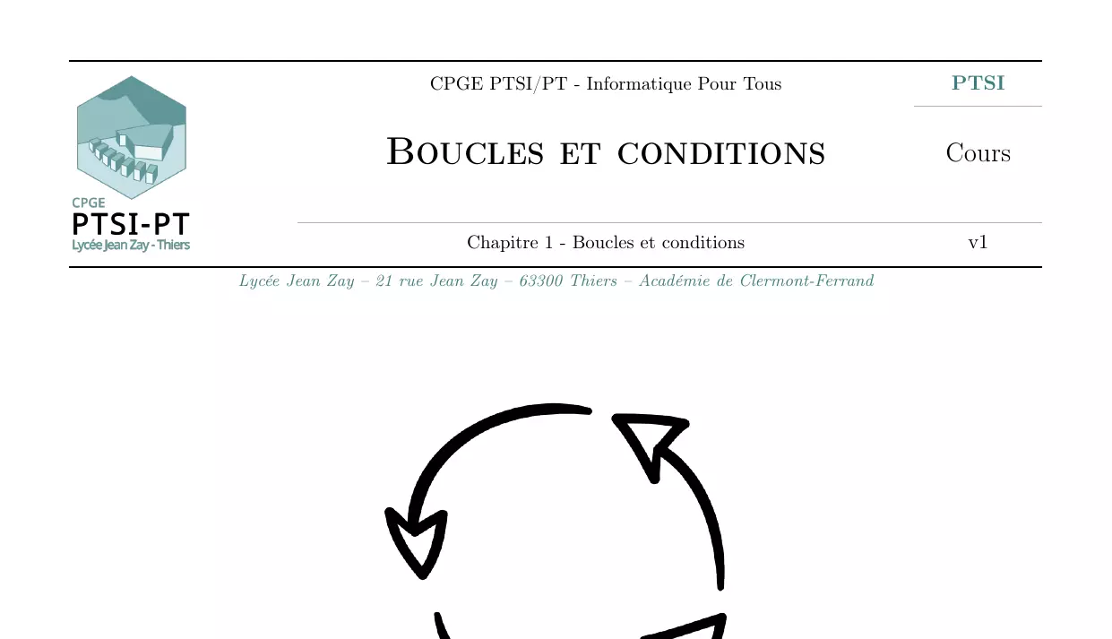 Boucles et conditions