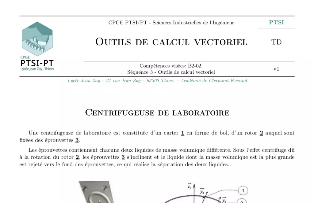 Centrifugeuse de laboratoire
