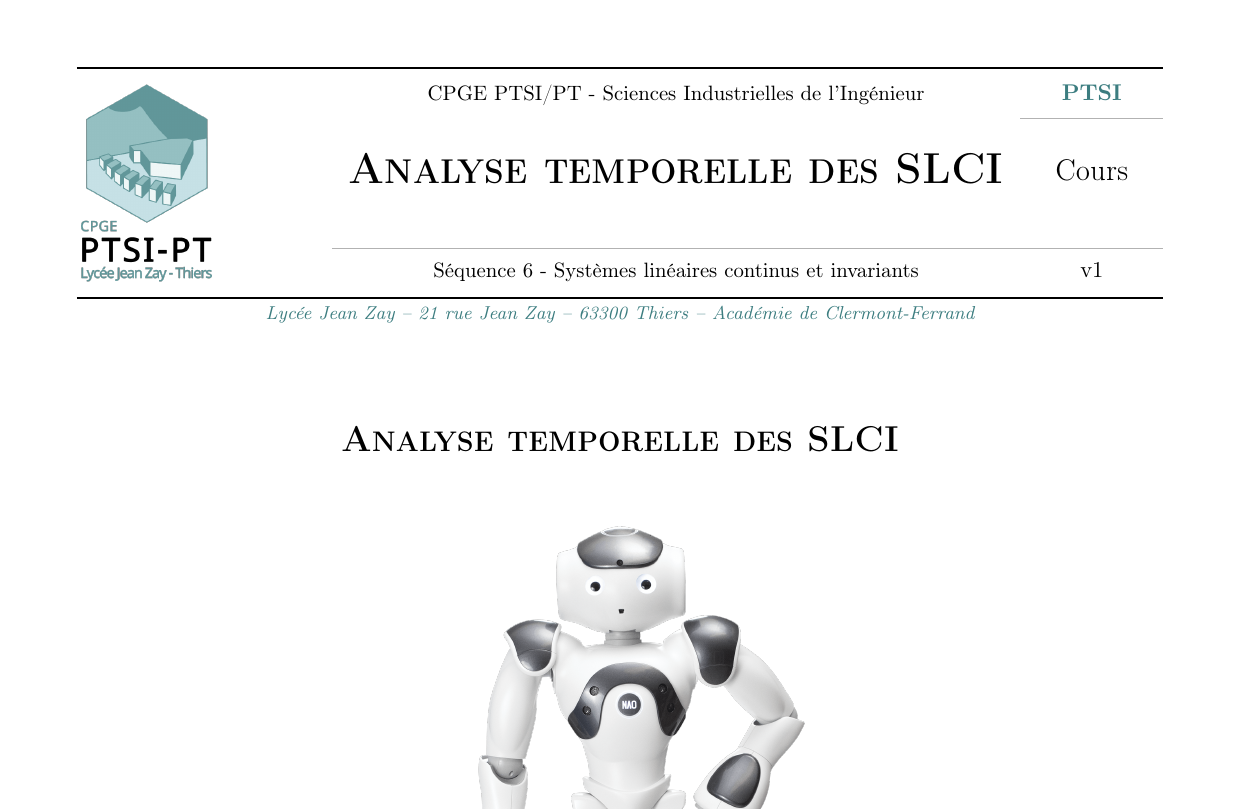 Analyse temporelle des SLCI