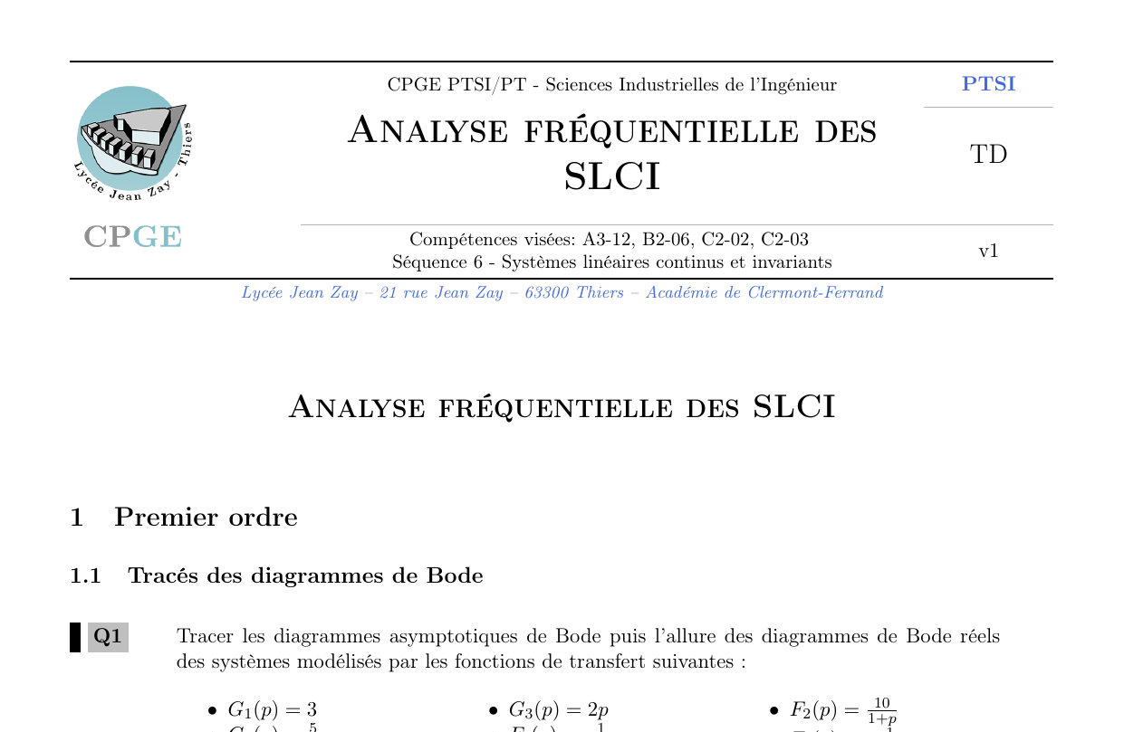 Analyse fréquentielle
