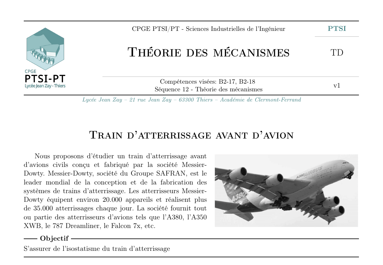Train d'atterrissage